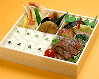 ステーキ幕の内